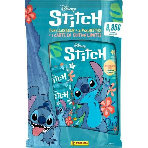 Jeu De Stickers Pack démarrage de collection - PANINI - STITCH TC - 1 classeur + 2 pochettes - 12 cartes + 1 carte EL