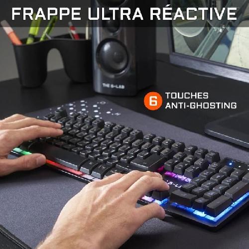 Pack Clavier - Souris Pack Gamer 2 en 1 - The G-Lab - COMBO KRYPTON - Souris Filaire - Clavier Filaire