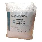 Pack Linge De Lit Pack linge de lit Microfibre - 1 Couette 240x260 cm + 2 Oreillers 60x60 cm blanc