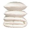 Pack Linge De Lit Pack linge de lit Microfibre - 1 Couette chaude 240x260 cm + 2 Oreillers 60x60 cm blanc