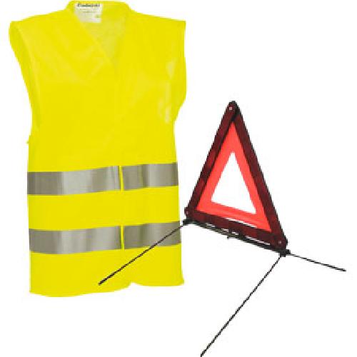 Gilet De Securite - Kit De Securite - Triangle De Securite Pack securite triangle et gilet jaune