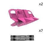 Organiseur De Siege - Poche De Rangement Pack Sidekick Rose - 2 Sidekick + 2 Sangles Combi - Stayhold