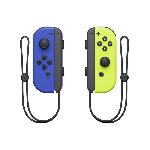 Paire de manettes Joy-Con Bleu et Jaune Neon pour Nintendo Switch
