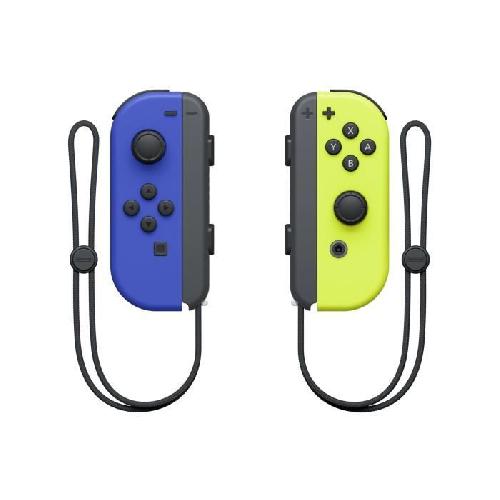 Manette Jeux Video Paire de manettes Joy-Con Bleu & Jaune Néon pour Nintendo Switch