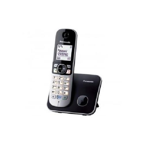 Telephone Fixe - Pack Telephones Panasonic KX-TG6811FRB - Telephone Sans Fil DECT. ID Appelant. Blocage d'Appels. LCD Eco. Fonction Intelligente