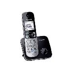Telephone Fixe - Pack Telephones Panasonic KX-TG6811FRB - Telephone Sans Fil DECT. ID Appelant. Blocage d'Appels. LCD Eco. Fonction Intelligente