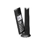 Telephone Fixe - Pack Telephones PANASONIC Téléphone résidentiel dect design - TGK220 - avec répondeur - Noir