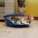 Corbeille - Panier - Coussin - Hamac Panier-Corbeille SIESTA DELUXE Taille 2 - 493617.5 cm - Gris fonce -FERPLAST