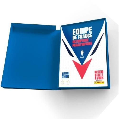 Jeu De Stickers PANINI JO 2024 Equipe de France. Coffret premium Album de stickers. album + 20 pochettes + 3 offertes