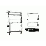 Panneau de support 2Din avec Compartiment pour Hyundai Veracruz ix55 argent