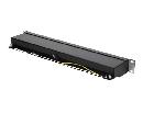 Cable - Connectique Pour Peripherique Panneau raccordement RJ45 male Cat.6 24 ports - noir