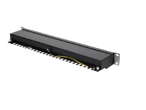 Cable - Connectique Pour Peripherique Panneau raccordement RJ45 male Cat.6 24 ports - noir