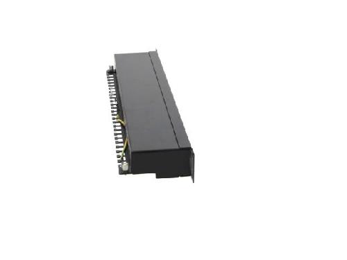 Cable - Connectique Pour Peripherique Panneau raccordement RJ45 male Cat.6 24 ports - noir