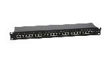 Cable - Connectique Pour Peripherique Panneau raccordement RJ45 male Cat.6 24 ports - noir