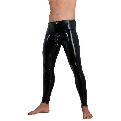 Pantalon en Latex avec Gaine compatible avec Penis - XL