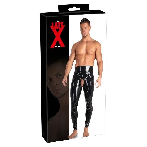 Pantalon Ouvert en Latex - XL Noir