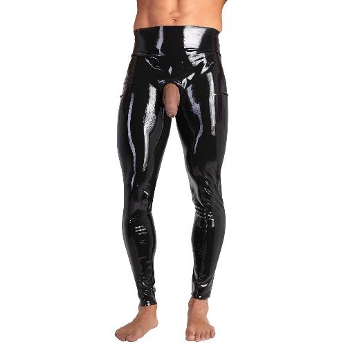 Pantalon Ouvert en Latex - XL Noir