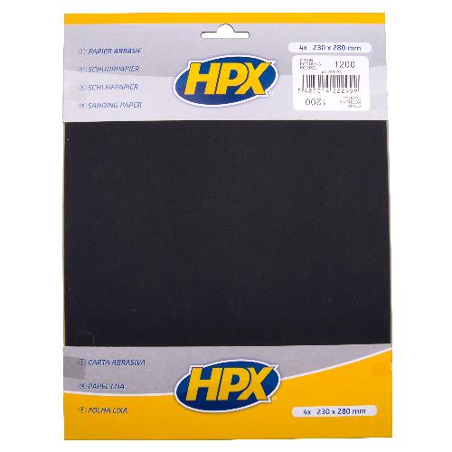 Feuille Abrasive - Papier De Verre - Patin Abrasif - Triangle Abrasif Papier Abrasif P1200 X 4 Hpx