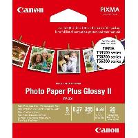 Papier - Cahier - Carnet Papier photo CANON PP-201 Glacé 265gr 9x9cm - 20 feuilles