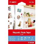 Papier Imprimante - Ramette - Rouleau Papier d'impression Canon Papier photo magnetique MG-101 A6 - 5 Feuilles - 670g-m2