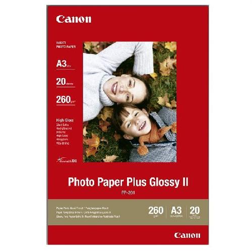 Papier Photo Papier photo CANON PP-201 260g/m2 - Format A3 - 20 feuilles
