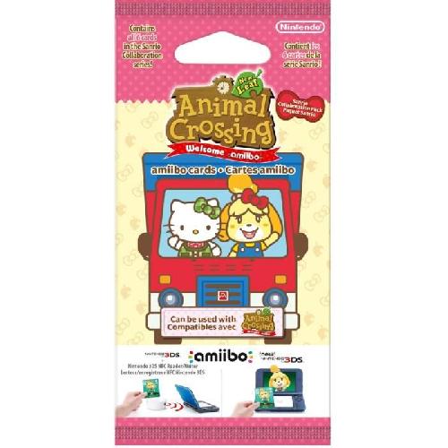 Carte De Jeu Multimedia Paquet 6 cartes Animal Crossing New Leaf Welcome amiibo Pack Sanrio