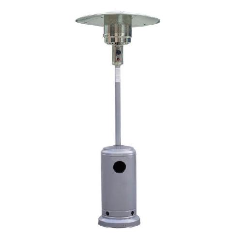 Chauffage Exterieur - Accessoire Parasol chauffant gaz FAVEX - Gris - 13 kW - Housse et connectique incluses