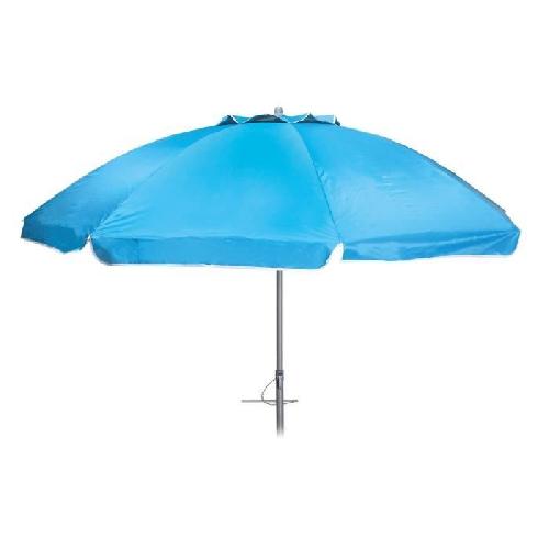 Parasol - Abri De Plage - Tente De Plage Parasol plage inclinable - O 180 cm - Pied vrille - Turquoise