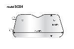Pare-soleil - Bande Solaire - Film Solaire Pare-Soleil Souple En Mousse Pe 150X80Cm Avec Ventouses