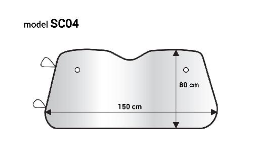 Pare-soleil - Bande Solaire - Film Solaire Pare-Soleil Souple En Mousse Pe 150X80Cm Avec Ventouses