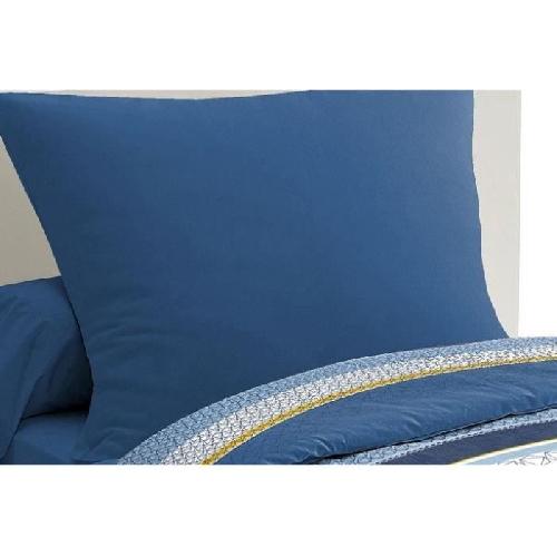 Parure De Couette Parure de couette microfibre HOME PASSION STANIS  - 1 housse de couette 140 x 200 cm + 1 taie d'oreiller 63 x 63 cm - Bleu