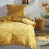 Parure De Couette Parure de lit - TODAY - 123333 - 1 personne - 140x200 cm - Gaze de coton unie - Ocre