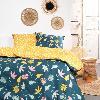 Parure De Couette Parure de lit - TODAY - Sunshine - Jaune - 100% Coton - 57 fils - 2 personnes - 260x240cm