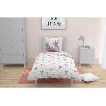 Parure De Couette Parure de couette ROUPILLON Paradise - 2 Pcs - 140 x 200 - 100% Coton - Rose