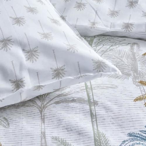 Parure De Couette Parure de lit 2 personnes - TODAY - Sunshine 16.3 - 220 x 240 cm - 100% Coton imprimé