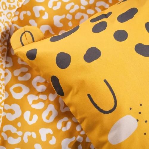 Parure De Couette Parure de lit enfant TODAY Funny - 140x200 cm - 100 Coton - imprime leopard