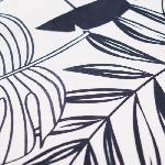 Parure De Couette Parure de lit Sunshine - 2 personnes - 240 x 260 cm - 100% coton - Blanc Motif Tropical - TODAY
