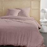 Parure De Couette Parure de lit - TODAY - 123666 - 2 personnes - 240x220cm - Gaze de coton unie - Rose des sables