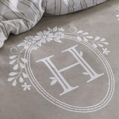 Parure De Couette PARURE DE LIT TODAY - HOUSSE DE COUETTE 220X240 + 2 TAIES D OREILLER 63X63 - 100% COTON 57 fils - Berenice