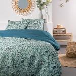 Parure De Couette Parure de lit - TODAY - Sunshine - 100% Coton - Bleu - Autres motifs