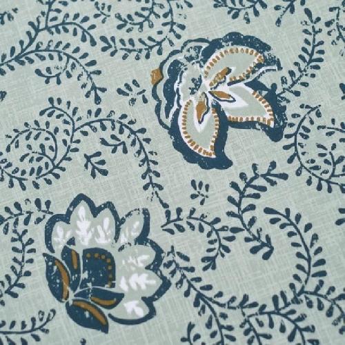 Parure De Couette Parure de lit - TODAY - Sunshine - Bleu - 2 personnes - 220x240 cm - Coton naturel - Autres motifs