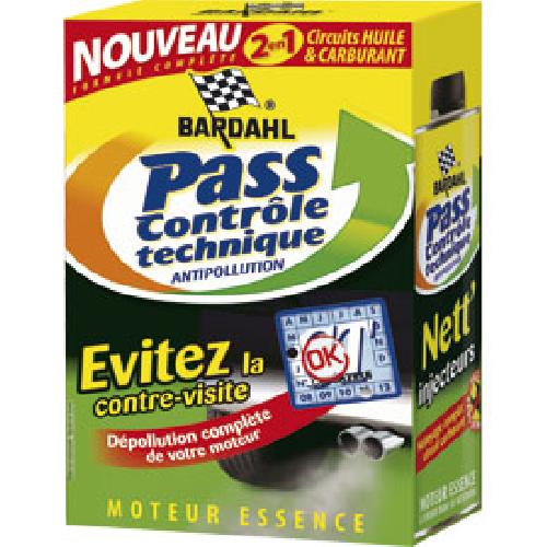 Additif Performance - Entretien - Nettoyage - Anti-fumee Pass controle technique Antipollution Essence - 2x300ml - BA90443