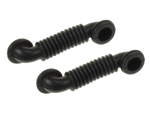 Gaines pour cables Passe-cable de porte en caoutchouc - Lot de 2 pieces
