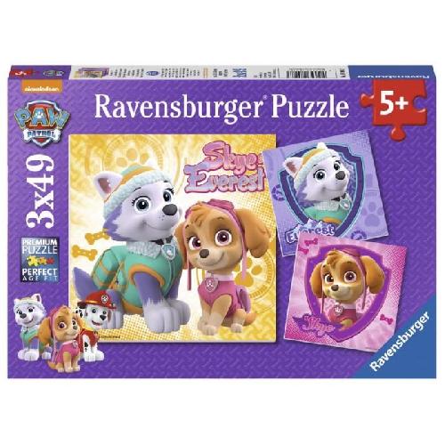 Puzzle PAT' PATROUILLE Puzzles 3x49 pieces - Charmantes chiennes - Ravensburger - Enfant des 5 ans