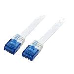 Patch cord- U-UTP- 5e- corde- CCA- PVC- blanc- 1m- 30AWG Patch cord- U-UTP- 5e- corde- CCA- PVC- blanc- 1m- 30AWG