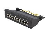 Cable - Connectique Pour Peripherique Patch panel- RJ45- Cat- 6- noir- Nombre de ports- 8