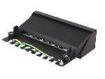 Cable - Connectique Pour Peripherique Patch panel- RJ45- Cat- 6- noir- Nombre de ports- 8