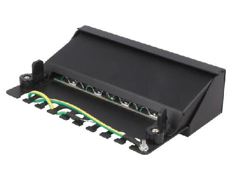 Cable - Connectique Pour Peripherique Patch panel- RJ45- Cat- 6- noir- Nombre de ports- 8