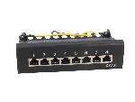 Cable - Connectique Pour Peripherique Patch panel- RJ45- Cat- 6- noir- Nombre de ports- 8
