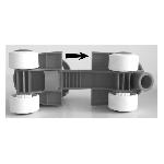 Accessoire Plein Air - Piece Detachee Plein Air Patins a Roulettes ajustables 23 a 27 et Protections - Disney - CARS - Garcon - A partir de 3 ans
